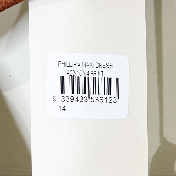 Bec + Bridge Brown White Print Cutout Phillipa Maxi Dress Size 10 US NWT - Picture 7 of 10